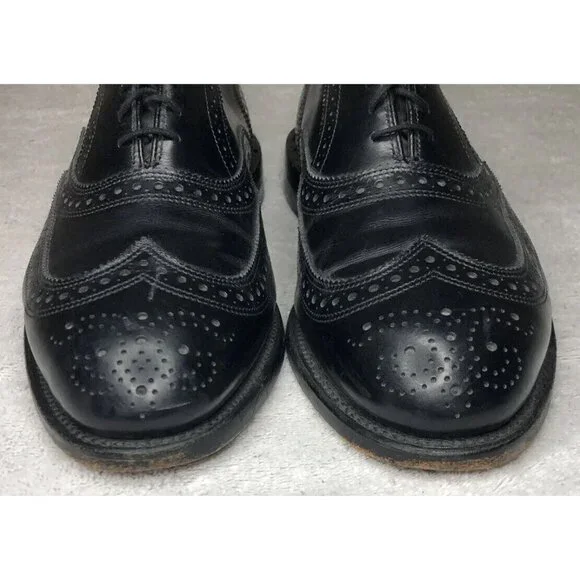 Allen Edmonds Broadstreet Black Leather Oxfords Dress Shoes Men's Size 10E - Picture 7 of 10